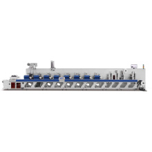 Automatic high speed servo motor medical aluminum foil film inline printing machine for 6 color 6 UV